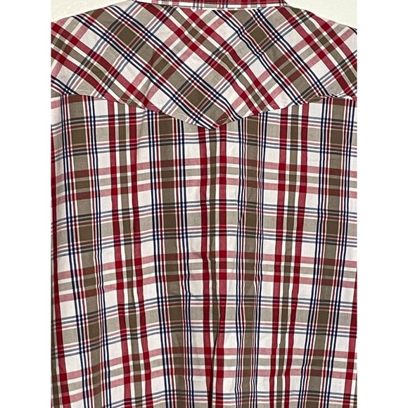 Old Navy Shirt Size XXL Mens Classic Button Up Short Sleeve Checkered 2XL - Picture 6 of 7